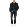 Tommy Hilfiger Chaqueta Pleated Denim Gris Oscuro Denim Black Hombre