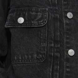 Tommy Hilfiger Chaqueta Pleated Denim Gris Oscuro Denim Black Hombre