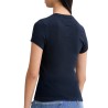 Tommy Hilfiger Camiseta Logo 1 Azul Oscuro Dark Night Navy Mujer