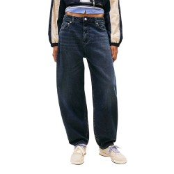 Tommy Hilfiger Pantalón Jeans Vaquero Jeanie balloon Azul Denim Blue Black Mujer