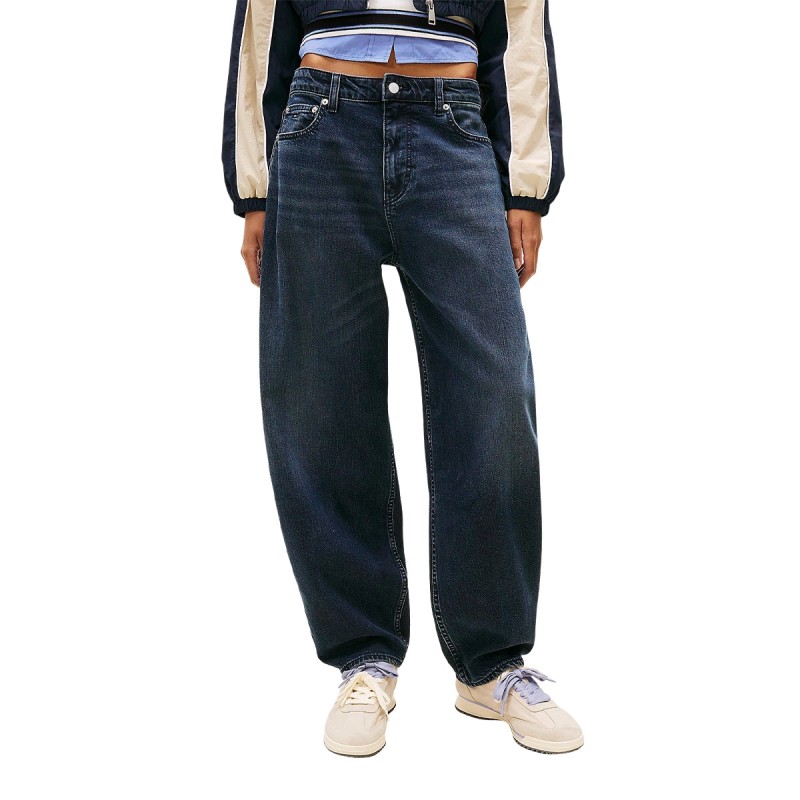 Tommy Hilfiger Pantalón Jeans Vaquero Jeanie balloon Azul Denim Blue Black Mujer