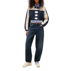 Tommy Hilfiger Pantalón Jeans Vaquero Jeanie balloon Azul Denim Blue Black Mujer