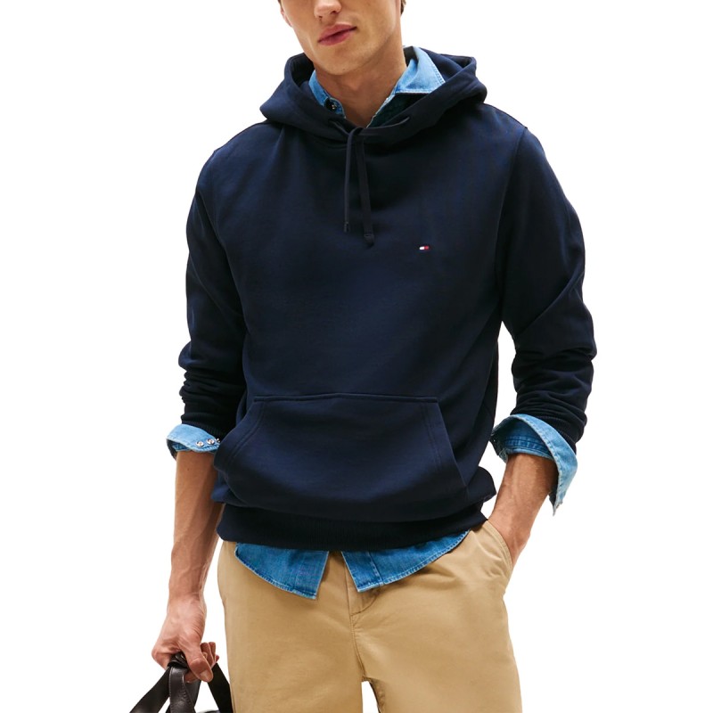 Tommy Hilfiger Sudadera Essential Terry Hood Azul Oscuro Desert Sky Hombre