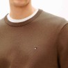 Tommy Hilfiger Jersey Essential Ssnl Cotto Marrón Highland Khaki Hombre