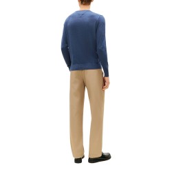 Tommy Hilfiger Jersey Essential Ssnl Cotto Azul Oscuro Aegean Sea Heather Hombre