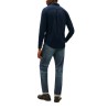 Tommy Hilfiger Camisa Flex Dobby Azul Oscuro Carbon Navy Hombre