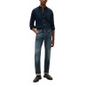 Tommy Hilfiger Camisa Flex Dobby Azul Oscuro Carbon Navy Hombre