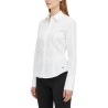 Tommy Hilfiger Camisa Baby Fit Long Blanco Ecru Mujer