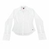 Tommy Hilfiger Camisa Baby Fit Long Blanco Ecru Mujer