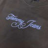Tommy Hilfiger Sudadera Logo 1 Marrón Oscuro Black Walnut Mujer