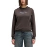 Tommy Hilfiger Sudadera Logo 1 Marrón Oscuro Black Walnut Mujer