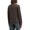 Tommy Hilfiger Sudadera Logo 1 Marrón Oscuro Black Walnut Mujer