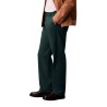 Calvin Klein Pantalón Casual Recto Estilo Años 90 Verde Nature Navy Hombre