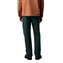 Calvin Klein Pantalón Casual Recto Estilo Años 90 Verde Nature Navy Hombre