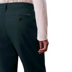 Calvin Klein Pantalón Casual Recto Estilo Años 90 Verde Nature Navy Hombre
