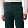 Calvin Klein Pantalón Casual Recto Estilo Años 90 Verde Nature Navy Hombre