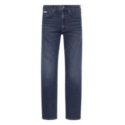 Calvin Klein Pantalón Vaquero Jeans Standard Straight Fit Azul Oil Slick Hombre
