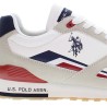 US Polo ASSN Zapatilla Casual Tabry006M Blanco Beige Hombre