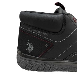 US Polo ASSN Zapatilla Casual Pyro001m Negro Black Hombre