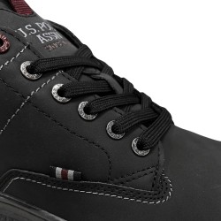 US Polo ASSN Zapatilla Casual Pyro001m Negro Black Hombre