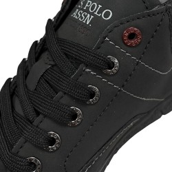 US Polo ASSN Zapatilla Casual Pyro001m Negro Black Hombre