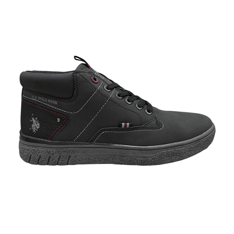 US Polo ASSN Zapatilla Casual Pyro001m Negro Black Hombre