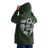 Vans Sudadera Classified Full Zip Verde Niño