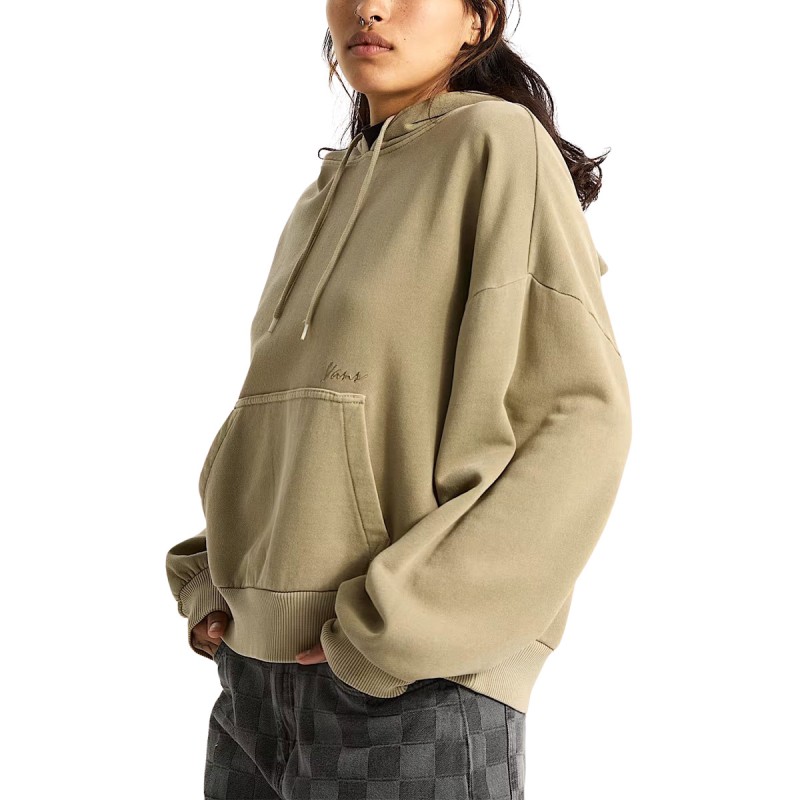 Vans Sudadera Retro Po Beige Mujer