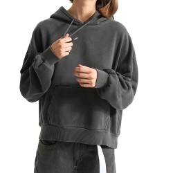 Vans Sudadera Retro Po Gris Mujer