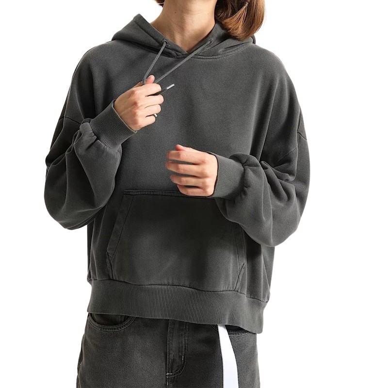 Vans Sudadera Retro Po Gris Mujer