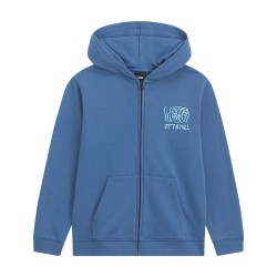 Vans Sudadera Rippled Full Zip Azul Niño