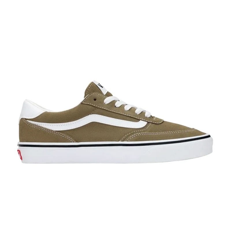 Vans Zapatilla Casual Brooklyn Ls Verde Suede Bay Leaf Hombre