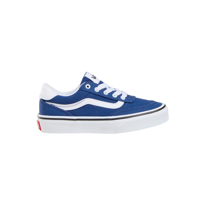 Vans Zapatilla Casual Brooklyn Azul Blanco Canvas True Navy Niño