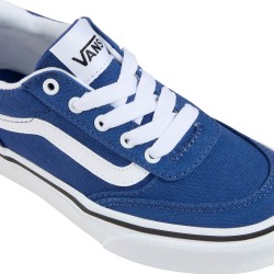 Vans Zapatilla Casual Brooklyn Azul Blanco Canvas True Navy Niño