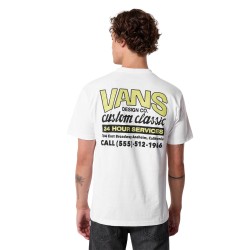 Vans Camiseta Shop Front SS Blanco White Hombre