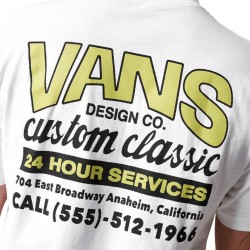 Vans Camiseta Shop Front SS Blanco White Hombre