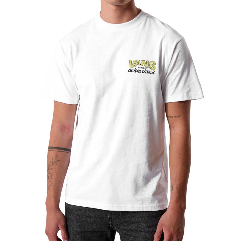 Vans Camiseta Shop Front SS Blanco White Hombre