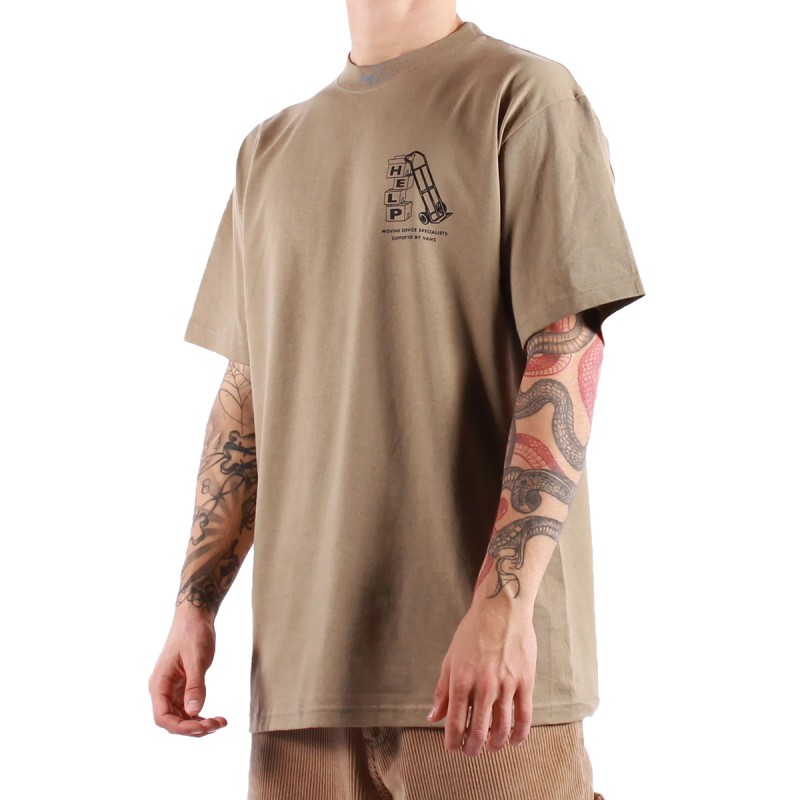 Vans Camiseta Moving Co Verde Bay Leaf Hombre