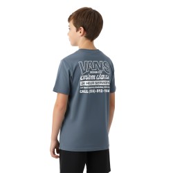 Vans Camiseta Shop Front Gris Verdoso Stormy Weather Niño