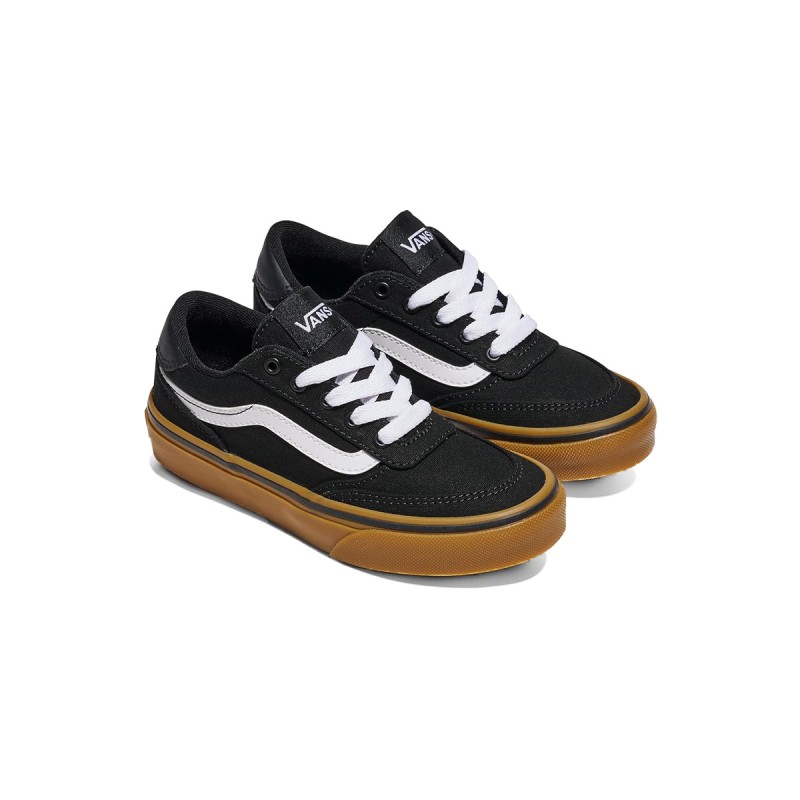 Vans Zapatillas Brooklyn LS Negro Canvas Black Gum Niño