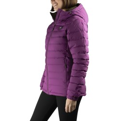 Joluvi Chaqueta Calefactable Reversible Heat Dipa W Verde Caza y Orquidea Oscuro Mujer