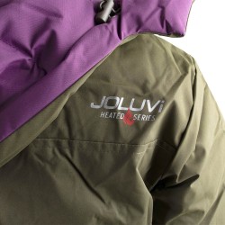 Joluvi Chaqueta Calefactable Reversible Heat Dipa W Verde Caza y Orquidea Oscuro Mujer