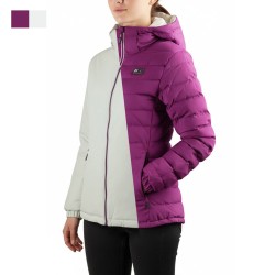 Joluvi Chaqueta Calefactable Reversible Heat Dipa W Crudo Orquidea Oscuro Mujer