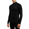 Odlo Camiseta Térmica Active Warm Media Cremallera Negro Black Hombre