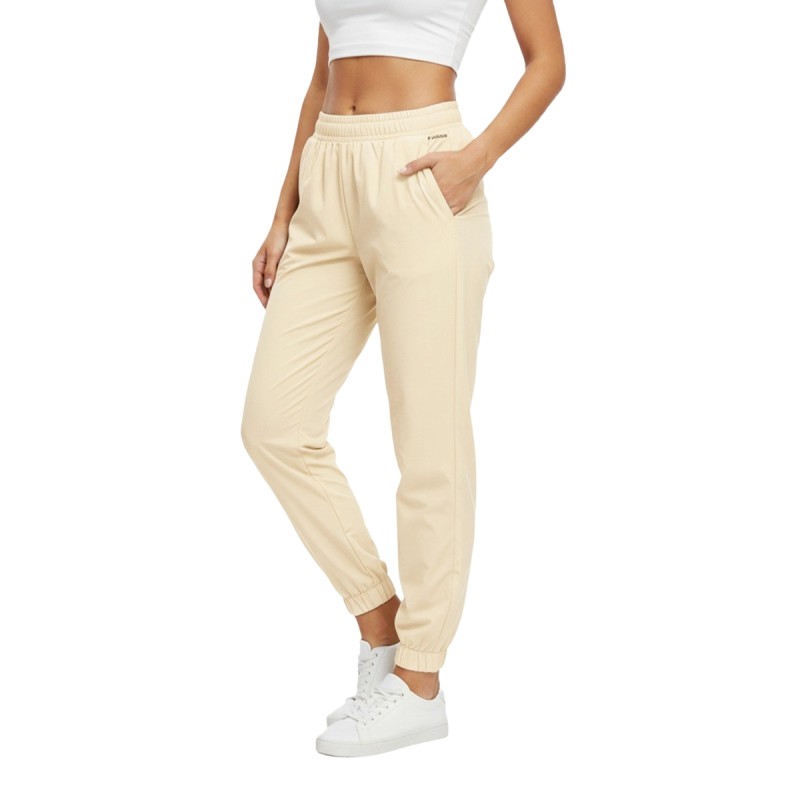 Astore Pantalón Chándal Banda Beige Nacar Mujer