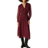 Pepe Jeans Vestido Mariette Estampado Lunares Rojo Lotus Red Mujer