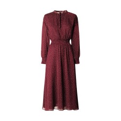 Pepe Jeans Vestido Mariette Estampado Lunares Rojo Lotus Red Mujer