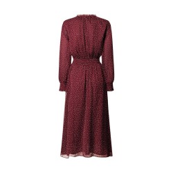 Pepe Jeans Vestido Mariette Estampado Lunares Rojo Lotus Red Mujer