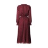 Pepe Jeans Vestido Mariette Estampado Lunares Rojo Lotus Red Mujer