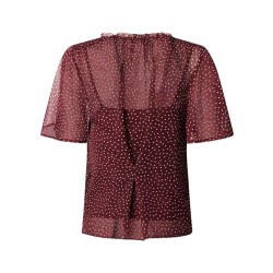 Pepe Jeans Camisa Loraine Burdeos Lotus Red Mujer